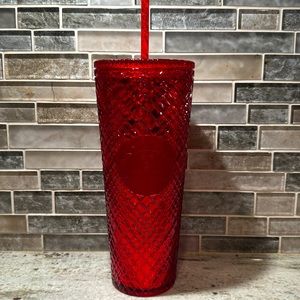 24oz Starbucks Tumbler - Red